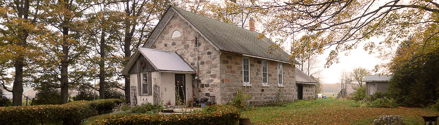 Flesherton, Priceville, Ontario, historical, school, stone masonry, residential conversion